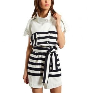 COPY - Navy/White French Striped Belted Romper 🇫🇷